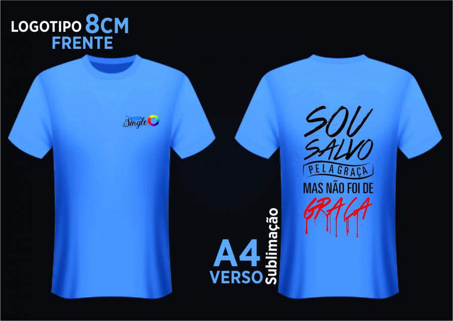 Camiseta Para Empresas Personalizada Frente e Verso - Teck Prints