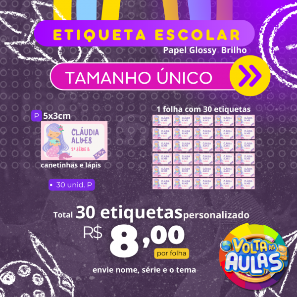 Etiquetas Escolares
