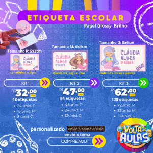Etiquetas Escolares