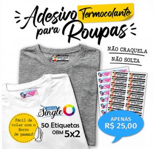 Etiquetas Escolares Termo-colante     