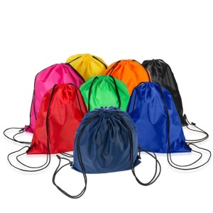 Sacochila em Poliéster  Altura:  40,5 cm  Largura:  33,8 cm Preto/Amarelo/Azul/Branco/Rosa/Verde/Vermelho   